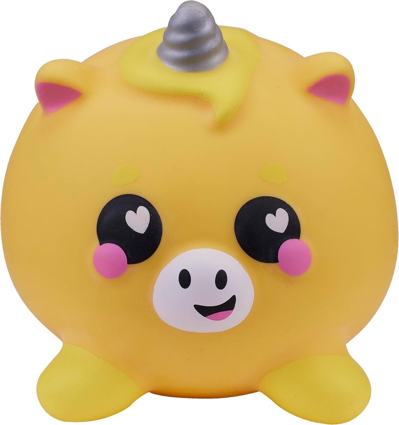 Smooshzees Luvzees, Funder, Yellow Unicorn, Collectable Characters, Supersoft, Cuddly and Squishy! - Image 2